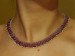 Fialkový ketlovaný náhrdelník