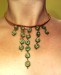 Zelený ketlovaný náhrdelník